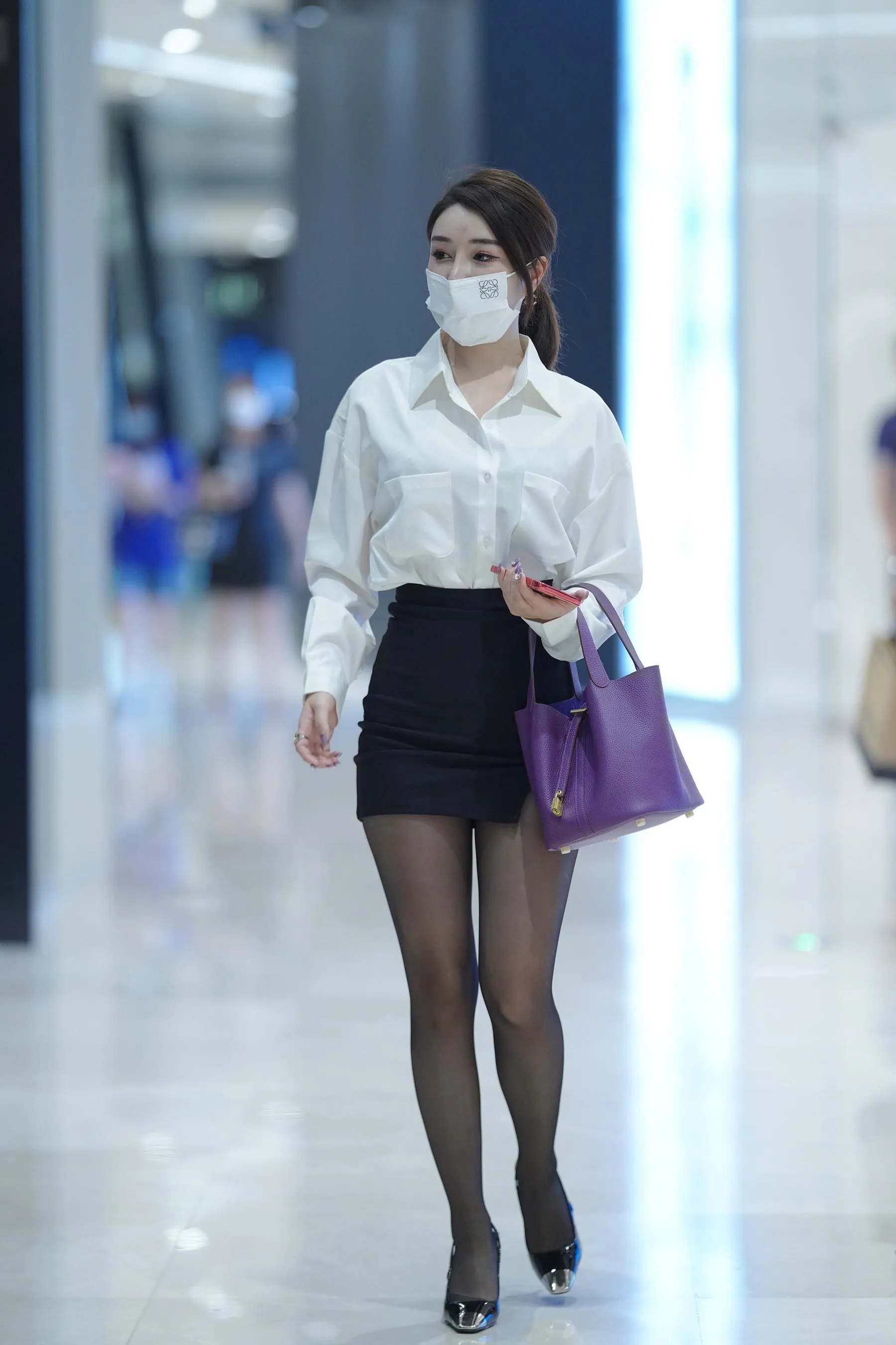 魔镜街拍 NO.184 街拍黑丝包臀裙小姐姐 [137P]插图6